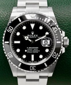 Rolex Submariner Date, 41mm, Stainless Steel, with Black Ceramic Bezel, Black Index Dial, on a Rolex Oystersteel Bracelet, Ref. 126610LN, Circa: 2023, with Box, Books, Green Swing Tag, Rolex Warranty Card & Balance of 5 Year Rolex Factory Warranty