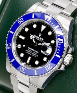 Alternative view of Rolex Submariner Date "Cookie Monster", 41mm 18ct White Gold Case, with Blue Ceramic Bezel, Black Index Dial, on 18ct White Gold Rolex Oyster Bracelet, Ref. 126619LB, Circa: 2023, with Box, Books, Green & White Swing Tag, Rolex Warranty Card and Balance of 5 Year Rolex Factory Warranty