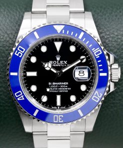 Rolex Submariner Date "Cookie Monster", 41mm 18ct White Gold Case, with Blue Ceramic Bezel, Black Index Dial, on 18ct White Gold Rolex Oyster Bracelet, Ref. 126619LB, Circa: 2023, with Box, Books, Green & White Swing Tag, Rolex Warranty Card and Balance of 5 Year Rolex Factory Warranty