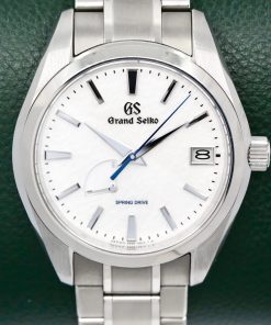 Alternative view of Grand Seiko "Snowflake" Heritage Collection, Automatic Spring Drive 3-Day, Titanium Case, White Index Dial with Date & Power Reserve Display, on Titanium Grand Seiko Bracelet, Ref. SBGA211, Circa: 2023, Complete with Box, Books, Grand Seiko Warranty Card & Balance of 5 Year Grand Seiko Factory Warranty