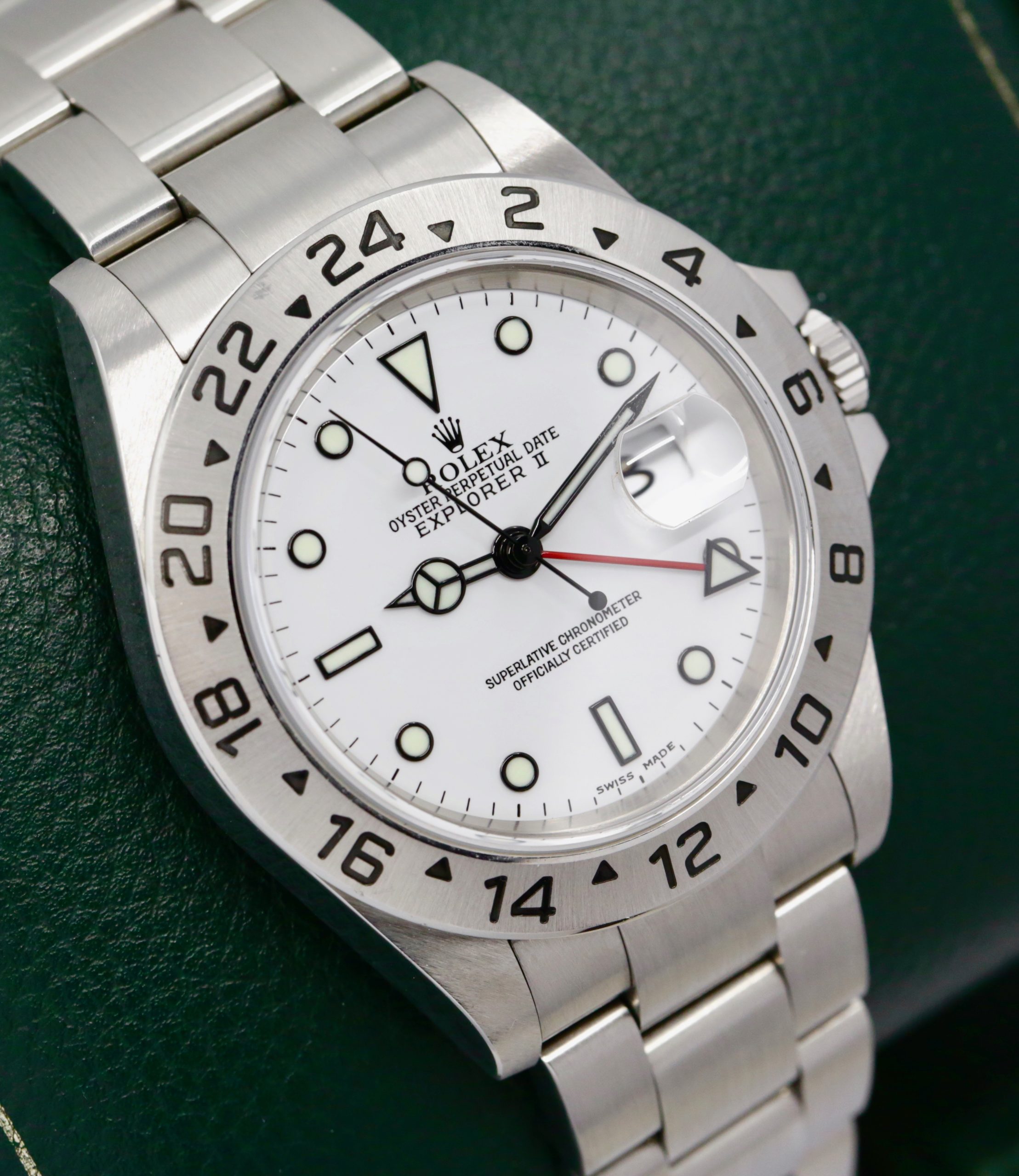 Rolex Explorer II "Polar", 40mm Stainless Steel Case, White Index Dial, on Stainless Steel Rolex Oyster Bracelet with Solid End Links, Ref. 16570, Circa: 2003, with Box, Books, Swing Tags, Rolex Folder & Rolex Warranty Certificate - Image 3