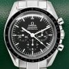 Omega Speedmaster Professional "Big Box Speedy", 42mm in Stainless Steel, Black Index Dial, on Stainless Steel Omega Bracelet, Ref. 31130423001005, Circa: 2018 (est), with Big Box, Book, & Omega Pictograms Card
