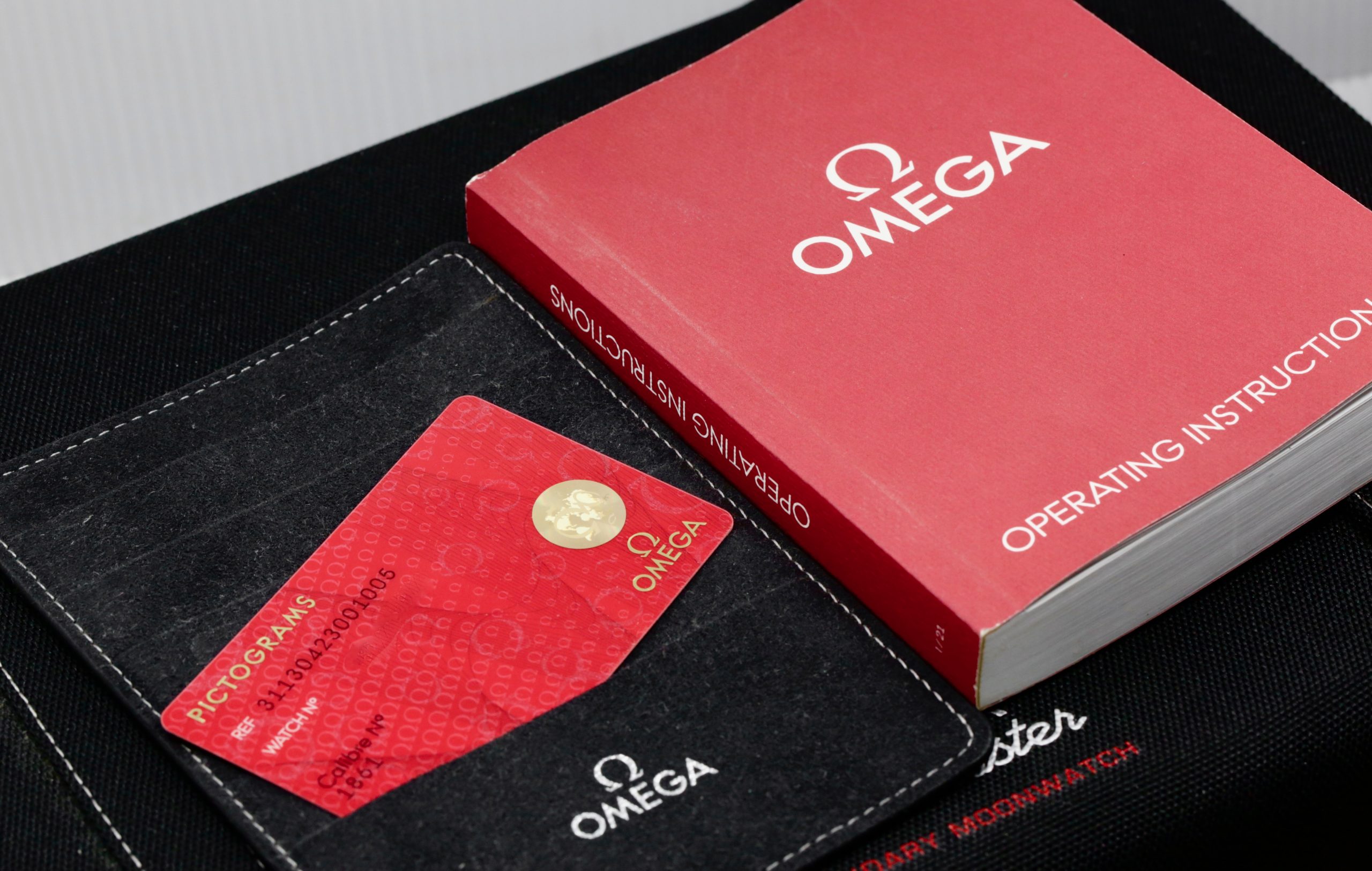 Omega Speedmaster Professional "Big Box Speedy", 42mm in Stainless Steel, Black Index Dial, on Stainless Steel Omega Bracelet, Ref. 31130423001005, Circa: 2018 (est), with Big Box, Book, & Omega Pictograms Card - Image 8