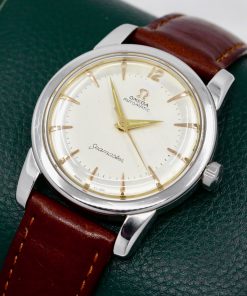 Alternative view of Vintage Omega Seamaster, Cal. 354 Bumper Automatic Movement , Stainless Steel Case, Silver Patinated Index Dial, Ref. C2577-6 SC, Circa: 1952 - Sold as Traded - $1,200 inc GST!!