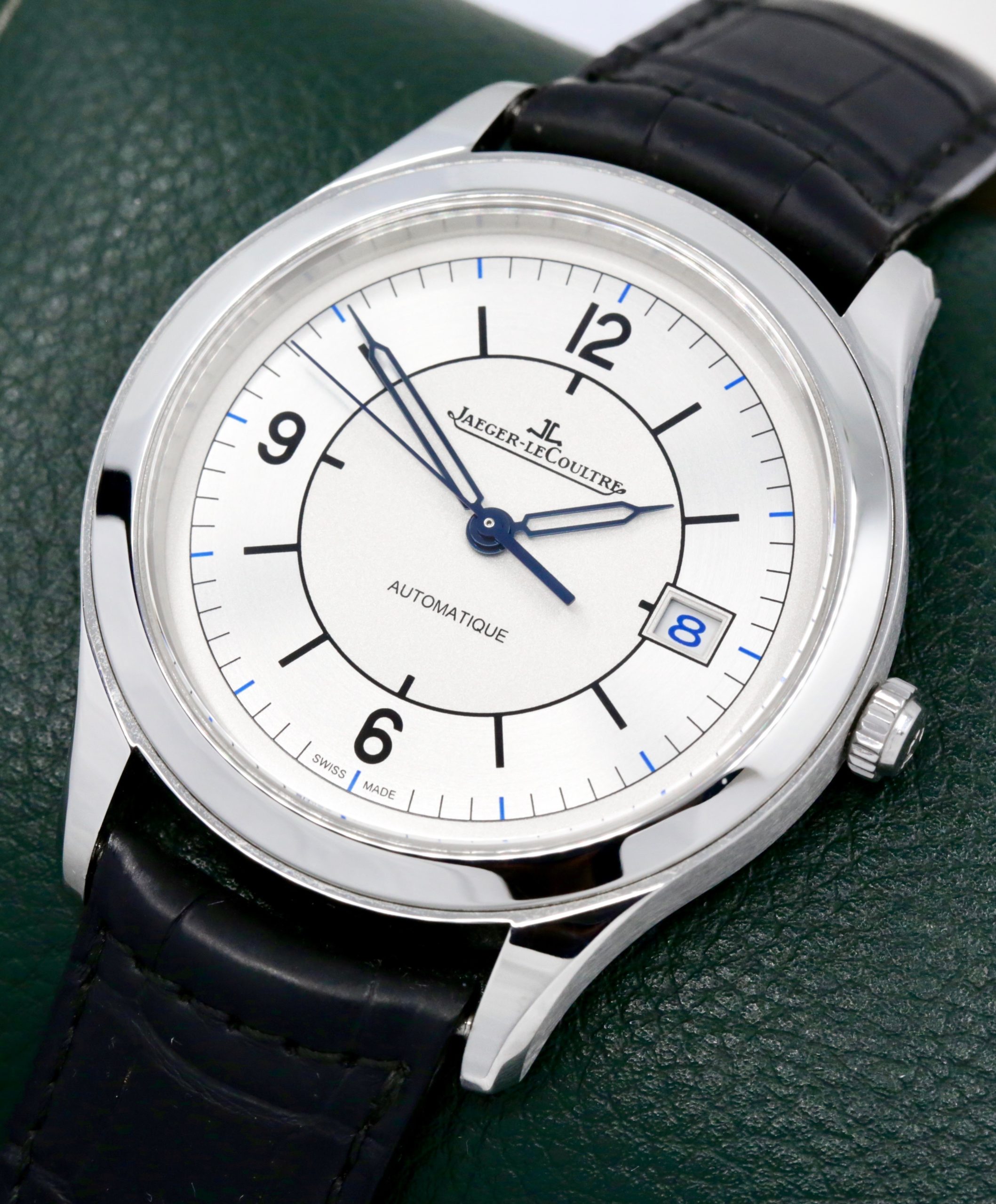 Jaeger-LeCoultre Master Control Date Automatique, "25th Anniversary of Master Control", 39mm Stainless Steel Case, Silver Sector Dial, on Black JLC Alligator Strap with Stainless Steel JLC Deployant , Ref. Q1548530, Circa: 2018, with Box, Papers & Balance of 2 Year JLC Service Warranty - $6,500 inc GST!! - Image 3