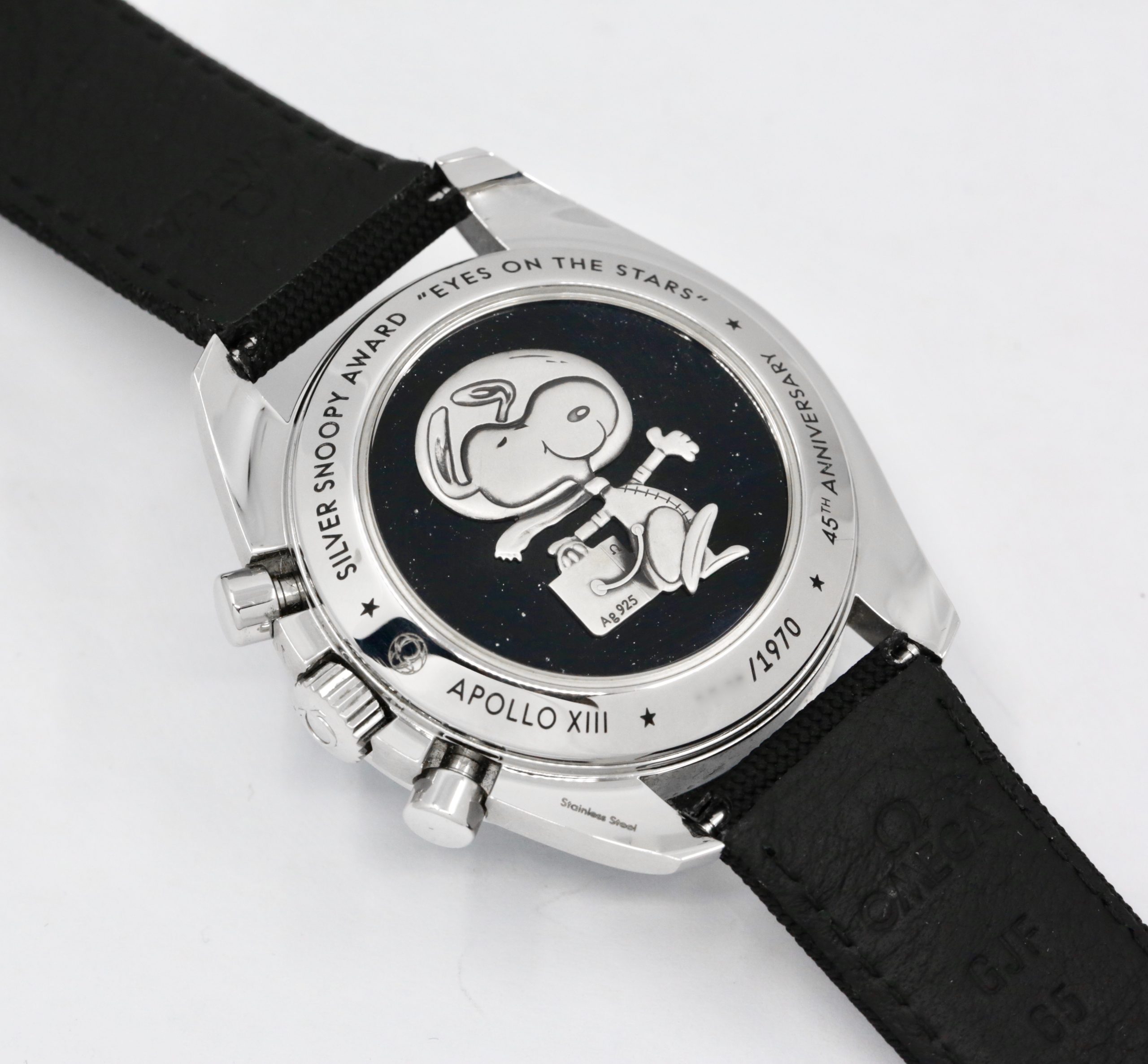 Omega Speedmaster Professional "Silver Snoopy Award" 45th Anniversary of Apollo 13, Stainless Steel Case, White Index Dial, on Omega Composite Fabric Strap with Stainless Steel Omega Deployant, Ref. 311.32.42.30.04.003, Circa: 2016, Complete with Box, Books & Omega Warranty Cards - Image 6