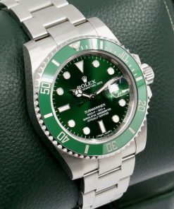 Alternative view of Rolex Submariner Date "Hulk" in Stainless Steel, Green Dial and Green Ceramic Bezel on a Rolex Stainless Steel Bracelet, Ref: 116610LV, with Box, Books & Rolex Warranty Card, Circa: 2013