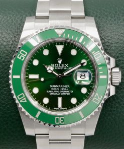 Rolex Submariner Date "Hulk" in Stainless Steel, Green Dial and Green Ceramic Bezel on a Rolex Stainless Steel Bracelet, Ref: 116610LV, with Box, Books & Rolex Warranty Card, Circa: 2013