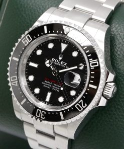 Alternative view of Rolex Sea-Dweller 43 in Stainless Steel, Black Index Dial, Black Ceramic Bezel on a Rolex OysterSteel Bracelet, Ref: 126600, Circa: 2025, with Box, Books, Rolex Warranty Card & Balance Rolex 5 Year Factory Warranty