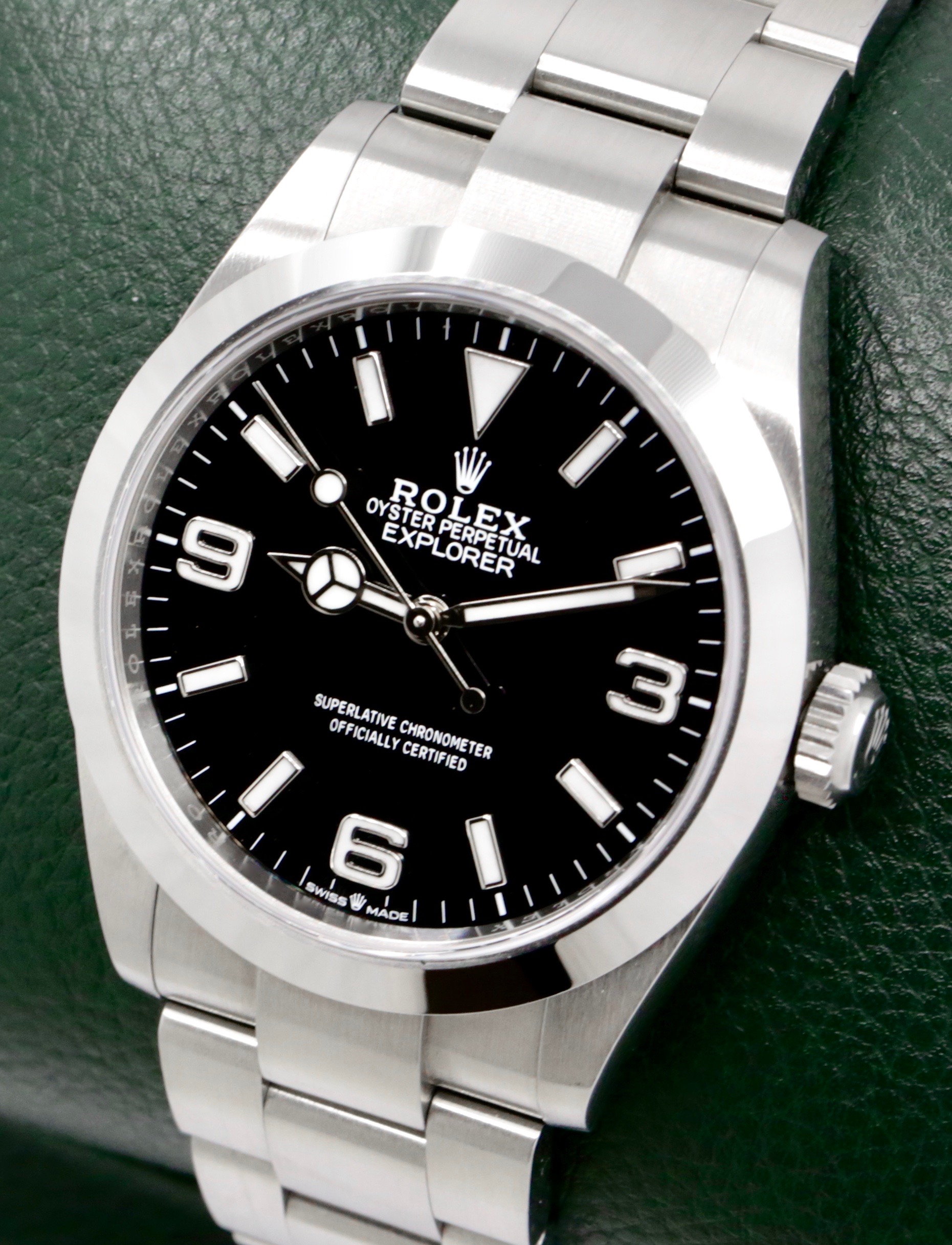 Rolex Explorer, 40mm, Stainless Steel, 3,6,9 Explorer Dial, on Stainless Steel Rolex Oyster Bracelet, Ref. 224270, Circa: 2023, with Box, Books, Green Swing Tag, Rolex Warranty Card & Balance of 5 Year Rolex Factory Warranty - Image 3