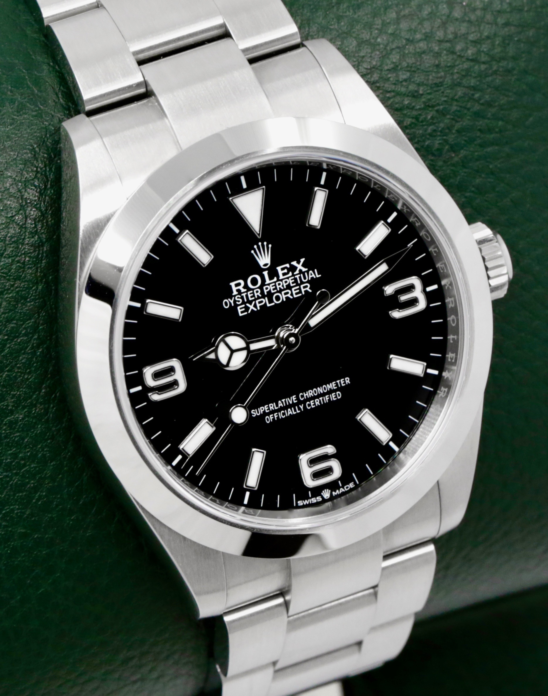 Rolex Explorer, 40mm, Stainless Steel, 3,6,9 Explorer Dial, on Stainless Steel Rolex Oyster Bracelet, Ref. 224270, Circa: 2023, with Box, Books, Green Swing Tag, Rolex Warranty Card & Balance of 5 Year Rolex Factory Warranty - Image 2