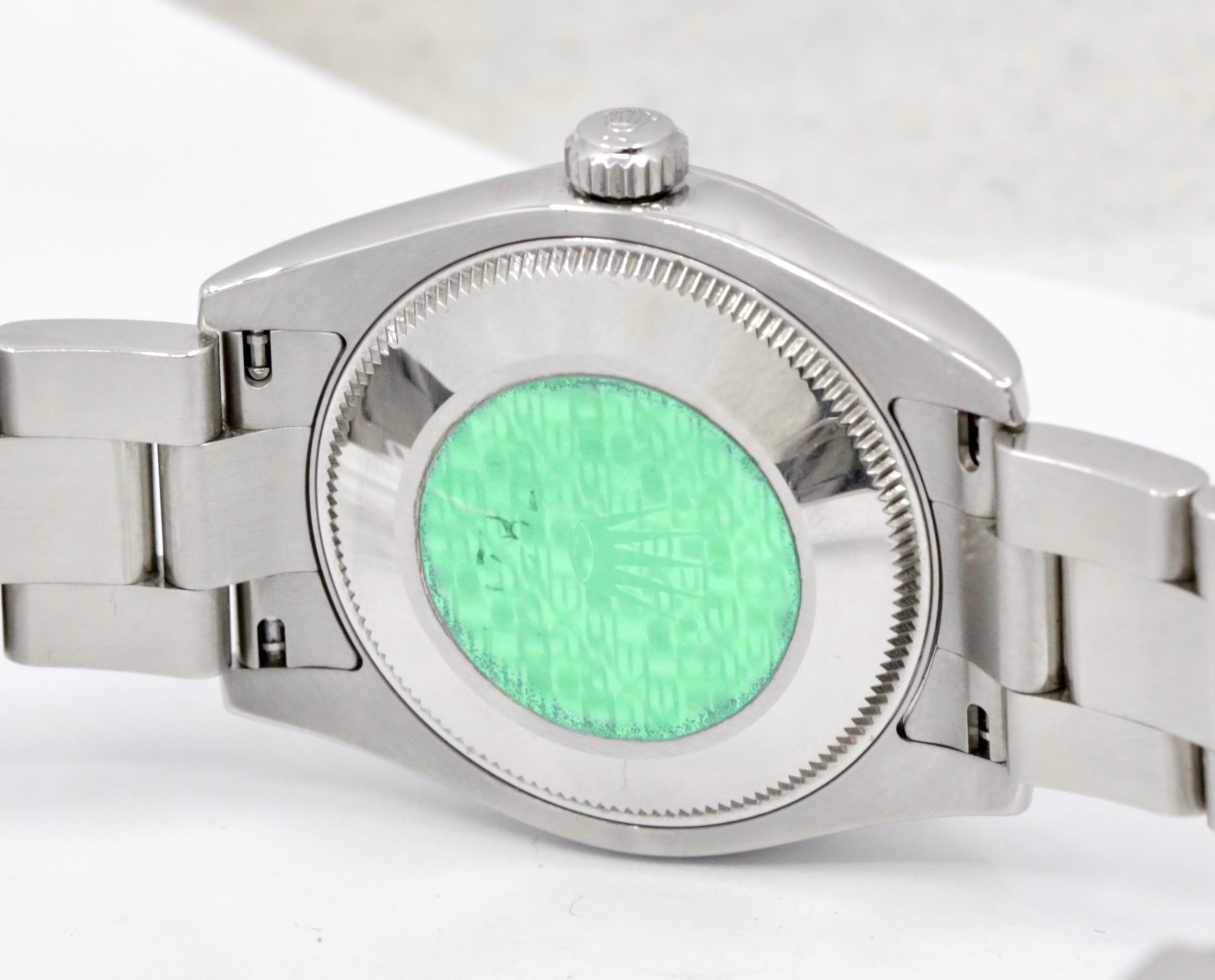 Rolex Datejust 31, Stainless Steel, 18ct White Gold Fluted Bezel, Mother of Pearl Diamond Dial with Factory Set Diamond Markers, on Stainless Steel Rolex Oyster Bracelet, Ref. 178274, Circa: 2007, Complete with Box, Books, Swing Tags, & Rolex Warranty Certificate - Image 5