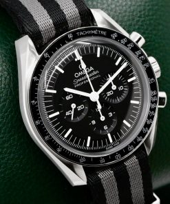 Alternative view of Omega Speedmaster Professional "Moonwatch", Hesalite Crystal, Stainless Steel Case, Black Index Dial, on Omega Nato Strap and with Stainless Omega Bracelet, Ref. 310.30.42.50.01.001, Circa: 2026, with Box, Papers, & Balance of 5 Year Omega Factory Warranty - $8,600 inc GST!!