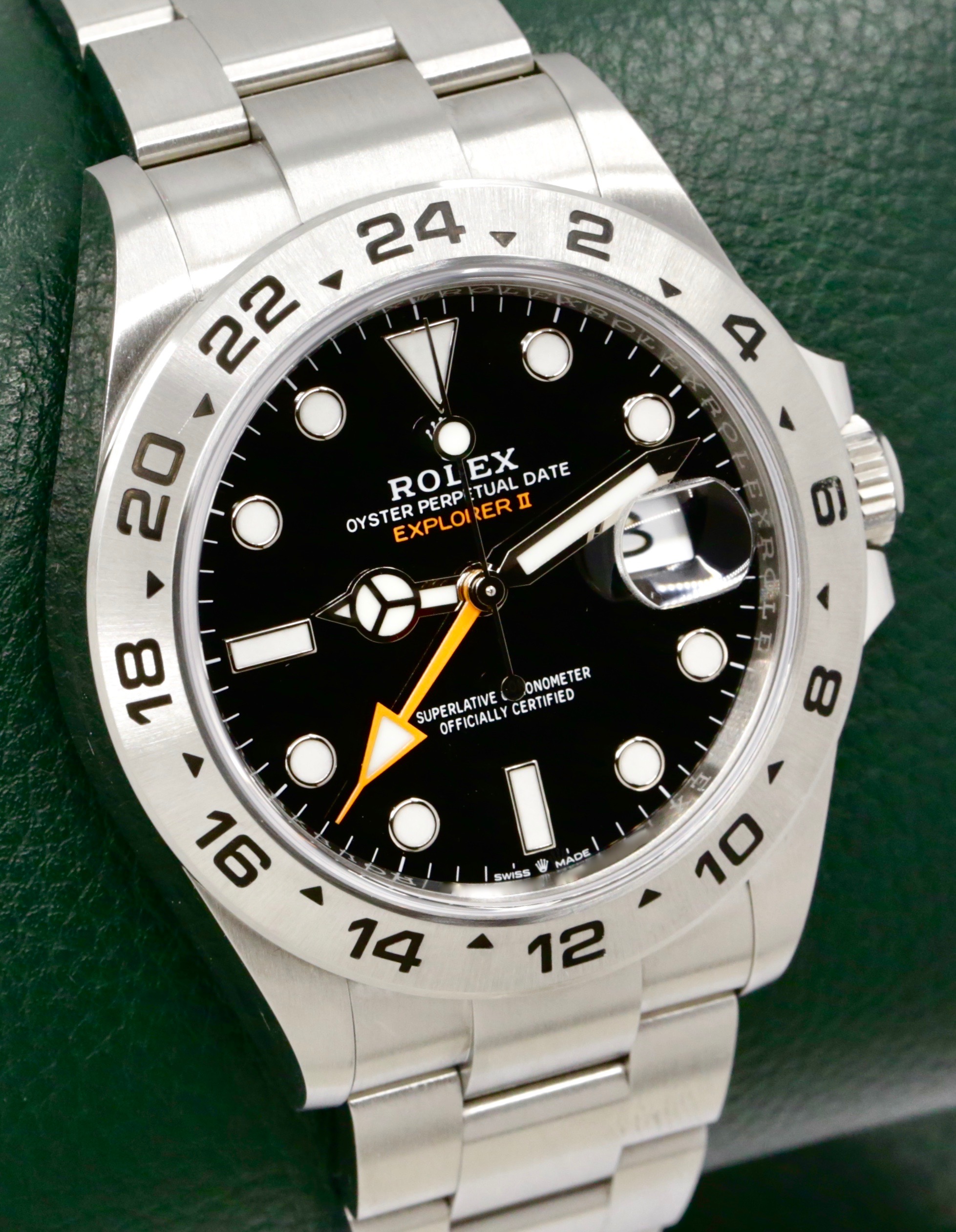 Rolex Explorer II, 42mm, Stainless Steel, Black Dial, Orange 24-Hour Hand, on Stainless Steel Rolex Oyster Bracelet, Ref. 226570, Circa: 2025, Complete with Box, Books, Rolex Warranty Card & Balance of 5 Year Rolex Factory Warranty - Image 3