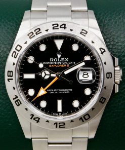 Rolex Explorer II, 42mm, Stainless Steel, Black Dial, Orange 24-Hour Hand, on Stainless Steel Rolex Oyster Bracelet, Ref. 226570, Circa: 2025, Complete with Box, Books, Rolex Warranty Card & Balance of 5 Year Rolex Factory Warranty