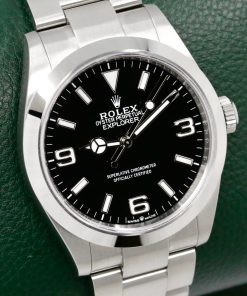 Alternative view of Rolex Explorer 40, Stainless Steel, Black 3,6,9 Explorer Dial, on Stainless Steel Rolex Oyster Bracelet, Ref. 224270, Sold New in 2026, Complete with Box, Books, Rolex Warranty Card & Balance of 5 Year Rolex Factory Warranty