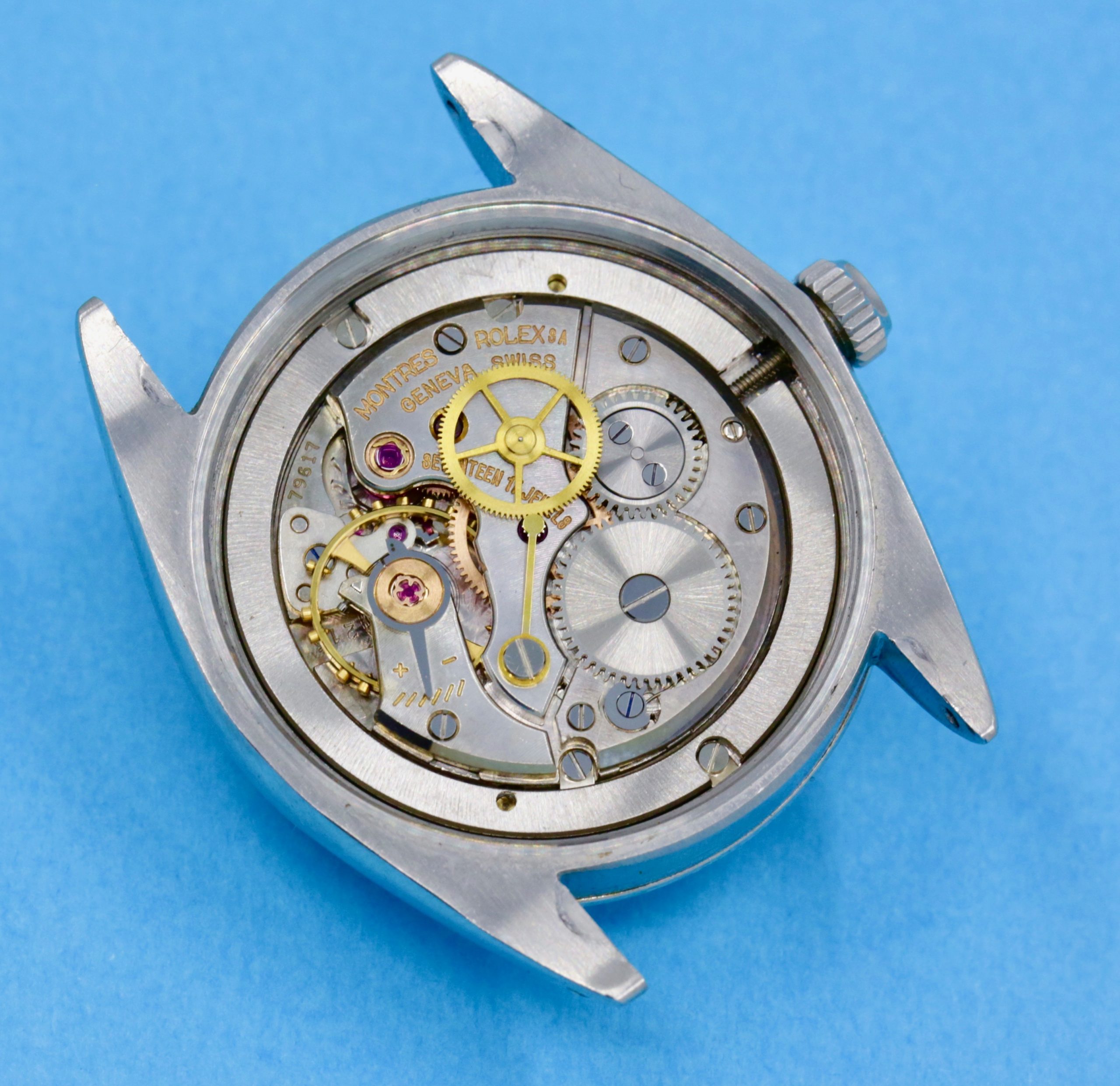 Vintage Rolex OysterDate Precision, 34mm, Stainless Steel, Original Silver Index Dial with Original Sword Hands, on Stainless Steel Riveted Rolex Bracelet, Ref. 6694, Circa: 1964 - Image 4