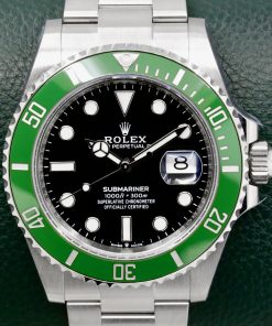 Rolex Submariner Date "Starbucks" in Stainless Steel, Green Ceramic Bezel, Black Index Dial, on a Rolex OysterSteel Bracelet, Ref. 126610LV, Year: 2024, with Box, Books, Rolex Warranty Card & Balance of 5 Year Rolex Factory Warranty