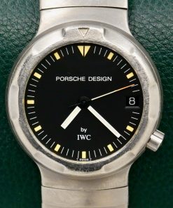 IWC Porsche Design Ocean 500, Titanium Case, 34mm, Black Index Dial with Date, on Titanium Integrated Bracelet, Ref. 3523, Circa: 1996 - $3,600 inc GST!