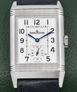 Jaeger-LeCoultre Reverso Classic Large Small Second, in Stainless Steel, Silver Dial with Arab Numerals, Manual Wind, on Grey JLC Composite Strap with Stainless Steel JLC Tang Buckle, Ref. Q3858522, Circa: 2022, with Box, JLC Warranty Card & Balance of 8 Year Extended JLC Warranty
